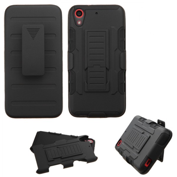 Holster Dual Protector  w/kickstand Vert HTC Desire 626 626s Black (17004511) by www.tiendakimerex.com